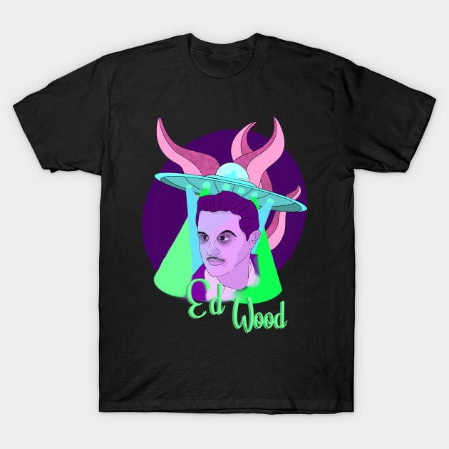 Ed Wood T-Shirt by SchlockHorror